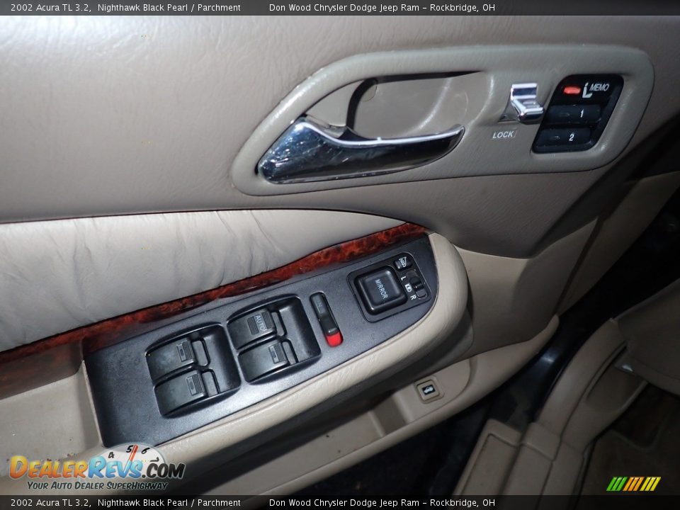 2002 Acura TL 3.2 Nighthawk Black Pearl / Parchment Photo #14