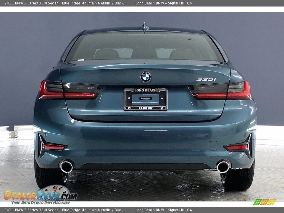 2021 BMW 3 Series 330i Sedan Blue Ridge Mountain Metallic / Black Photo #4