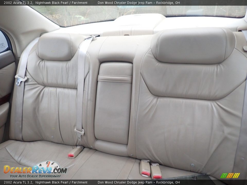 2002 Acura TL 3.2 Nighthawk Black Pearl / Parchment Photo #18