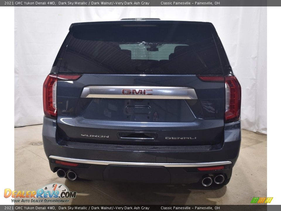 2021 GMC Yukon Denali 4WD Dark Sky Metallic / Dark Walnut/­Very Dark Ash Gray Photo #3