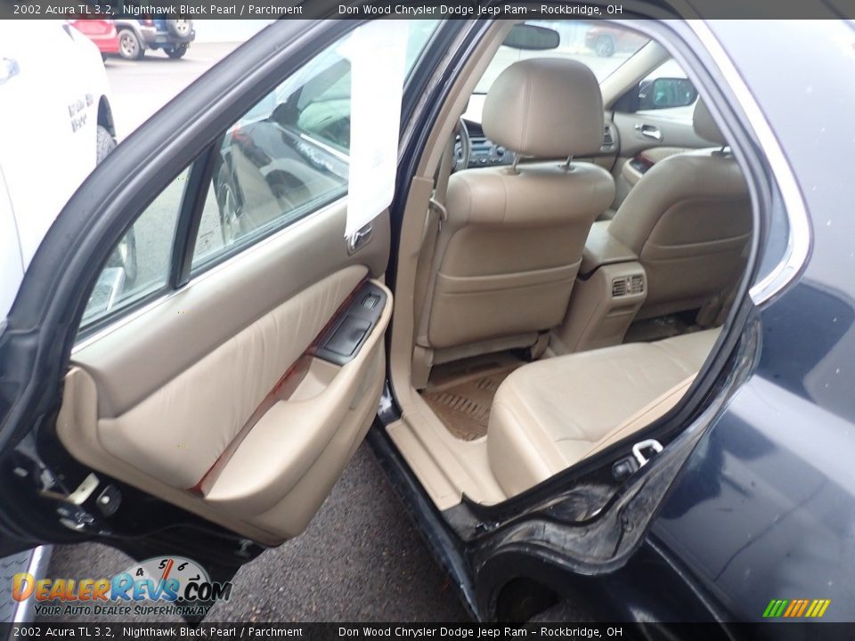 2002 Acura TL 3.2 Nighthawk Black Pearl / Parchment Photo #19