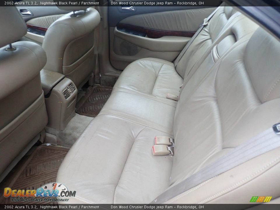 2002 Acura TL 3.2 Nighthawk Black Pearl / Parchment Photo #20