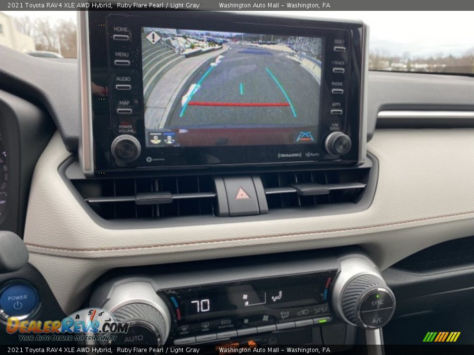 Controls of 2021 Toyota RAV4 XLE AWD Hybrid Photo #9
