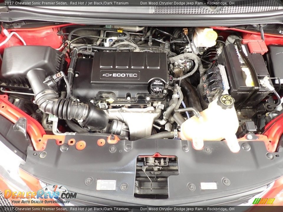 2017 Chevrolet Sonic Premier Sedan 1.4 Liter Turbocharged DOHC 16-Valve VVT 4 Cylinder Engine Photo #5