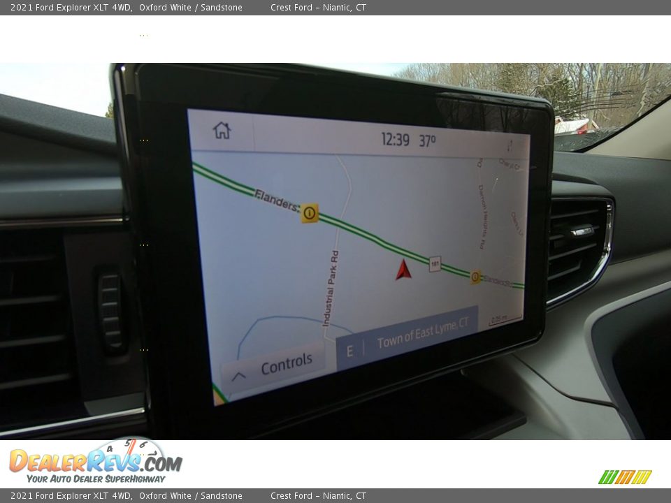 2021 Ford Explorer XLT 4WD Oxford White / Sandstone Photo #15