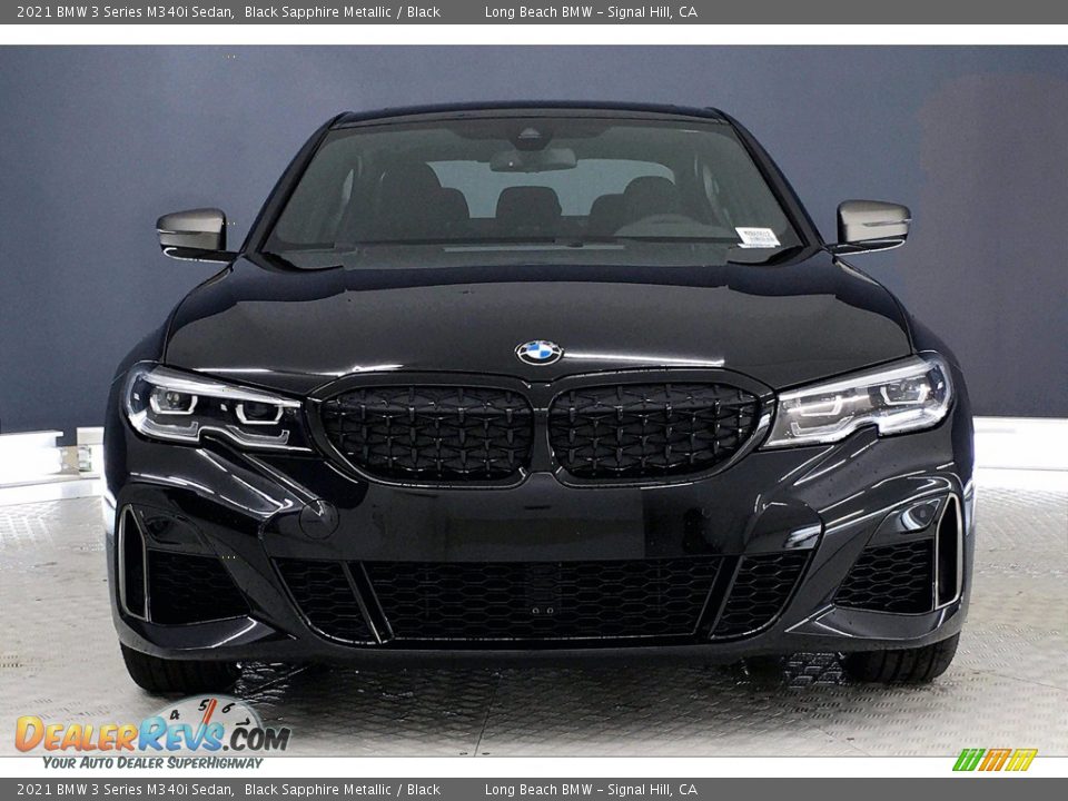 2021 BMW 3 Series M340i Sedan Black Sapphire Metallic / Black Photo #2