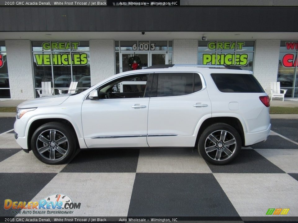 2018 GMC Acadia Denali White Frost Tricoat / Jet Black Photo #1