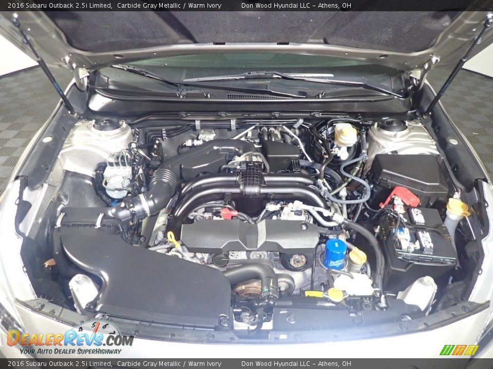 2016 Subaru Outback 2.5i Limited 2.5 Liter DOHC 16-Valve VVT Flat 4 Cylinder Engine Photo #11