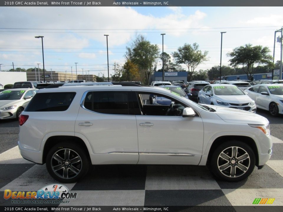 2018 GMC Acadia Denali White Frost Tricoat / Jet Black Photo #3