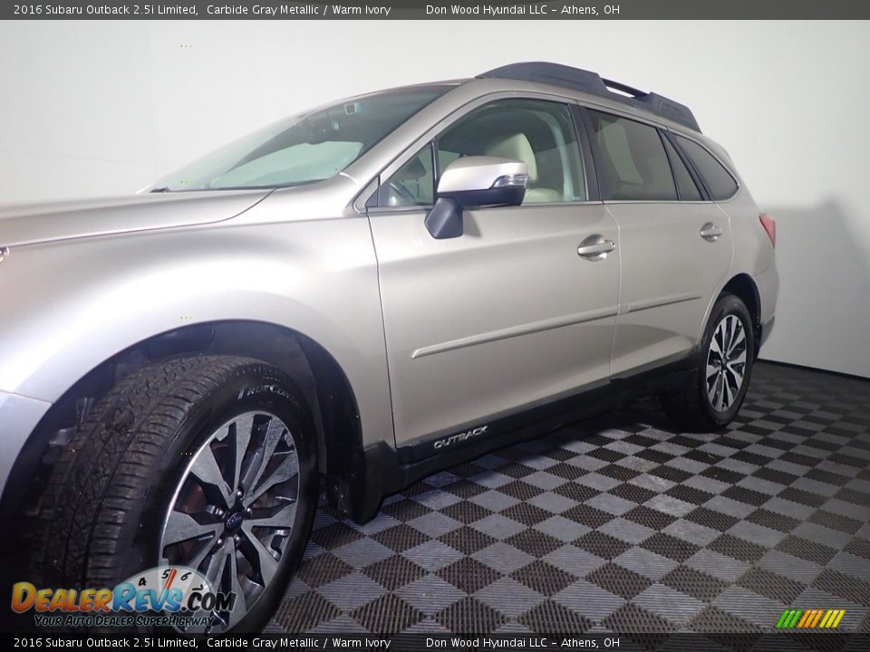 2016 Subaru Outback 2.5i Limited Carbide Gray Metallic / Warm Ivory Photo #14