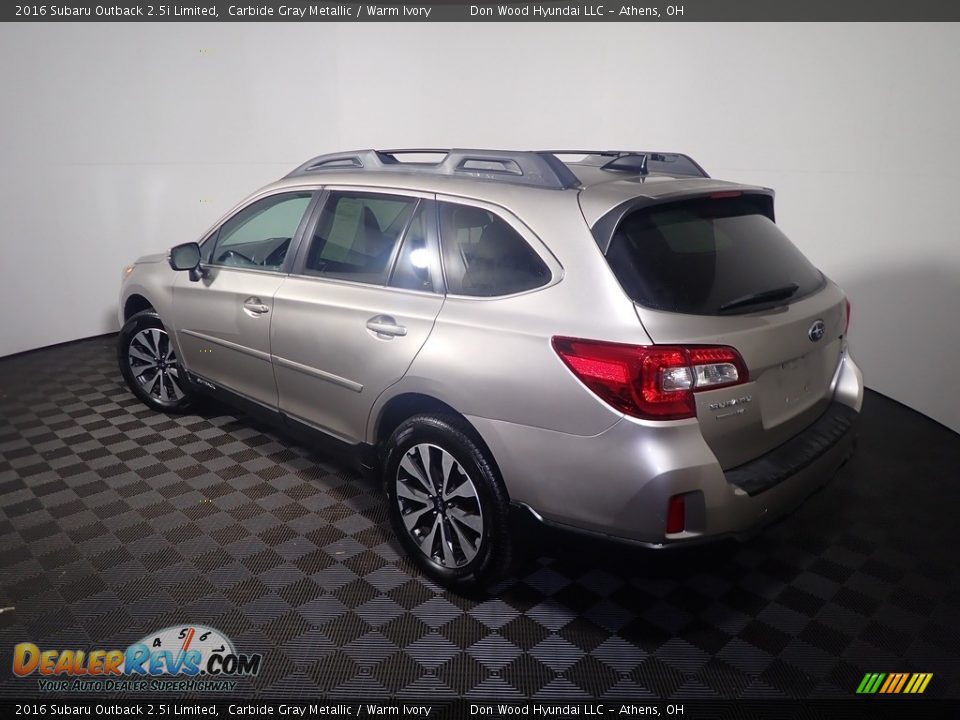 2016 Subaru Outback 2.5i Limited Carbide Gray Metallic / Warm Ivory Photo #16