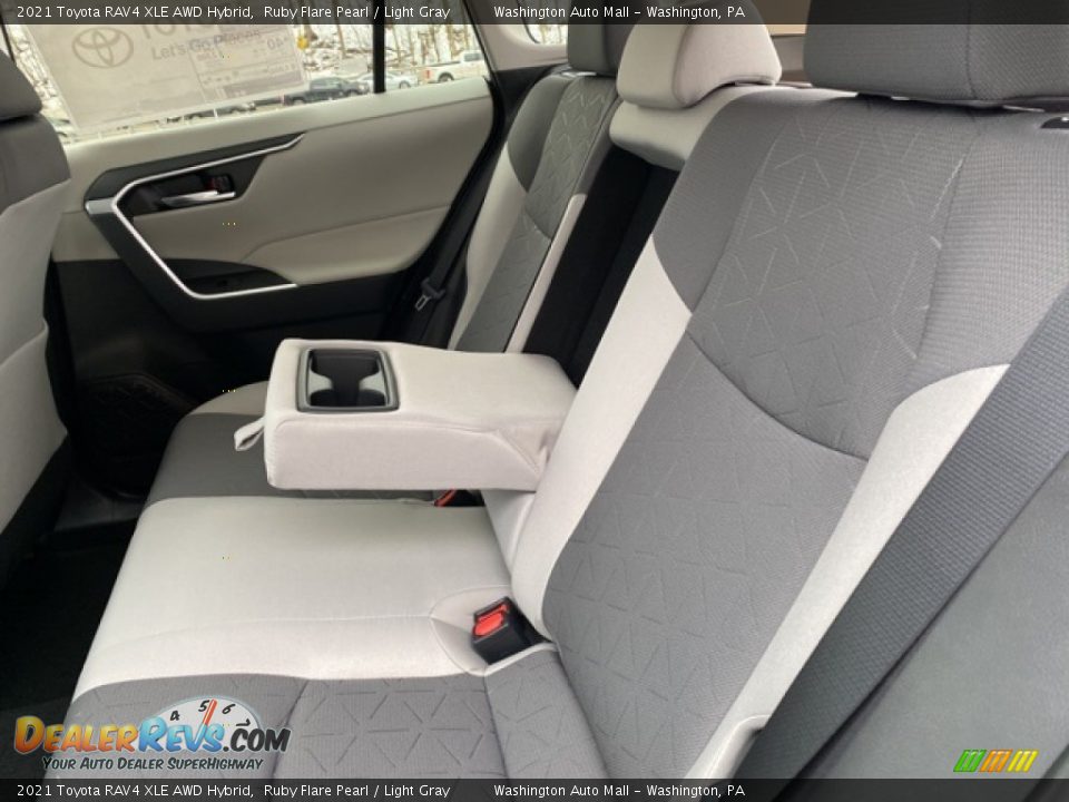 Rear Seat of 2021 Toyota RAV4 XLE AWD Hybrid Photo #27