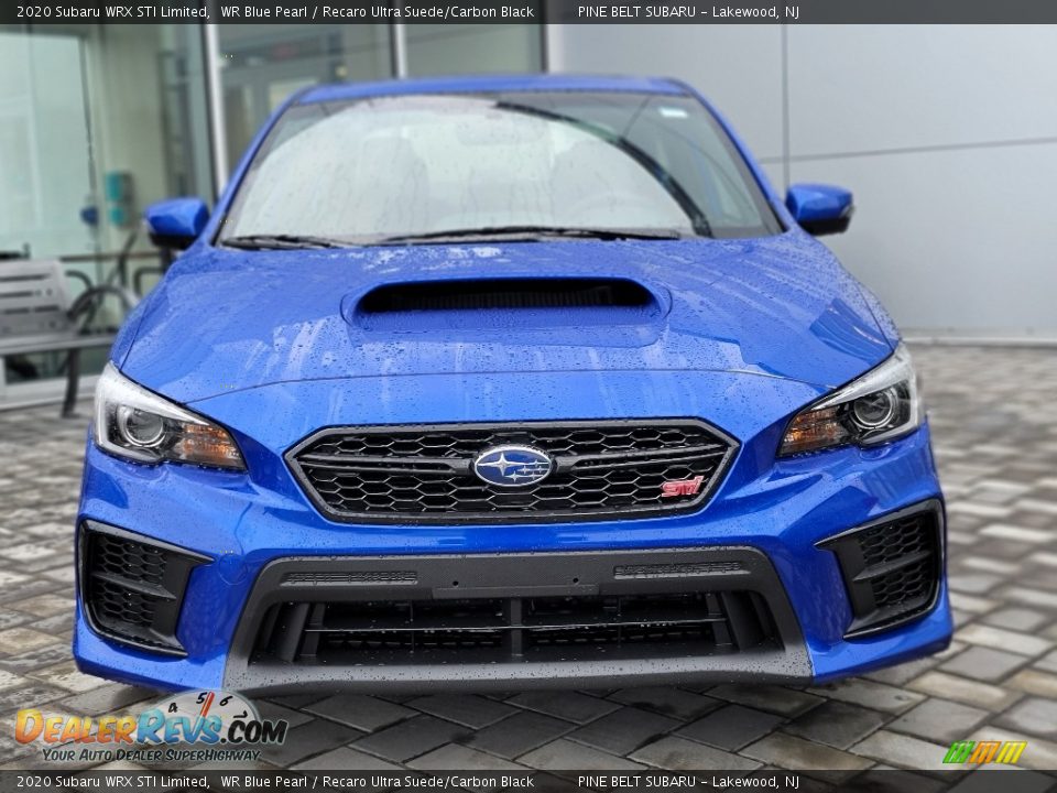 2020 Subaru WRX STI Limited WR Blue Pearl / Recaro Ultra Suede/Carbon Black Photo #3