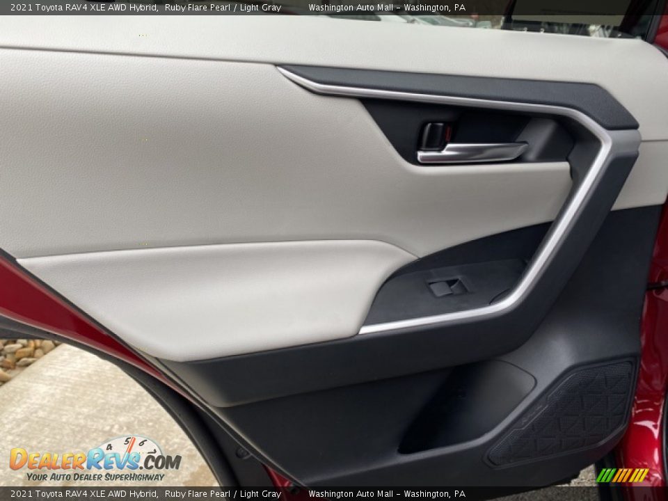 Door Panel of 2021 Toyota RAV4 XLE AWD Hybrid Photo #28