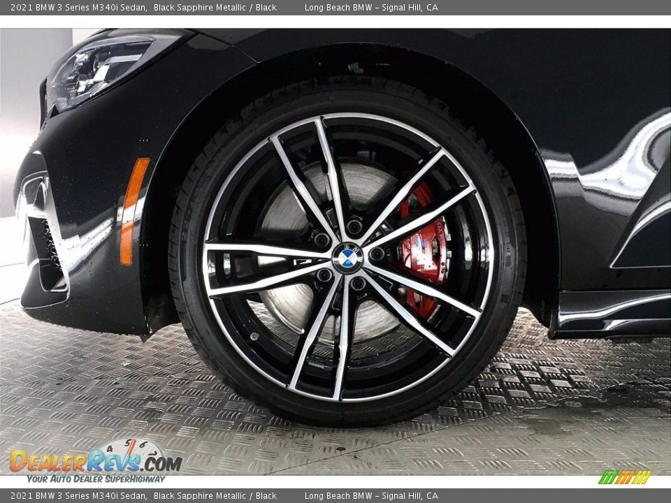 2021 BMW 3 Series M340i Sedan Black Sapphire Metallic / Black Photo #12