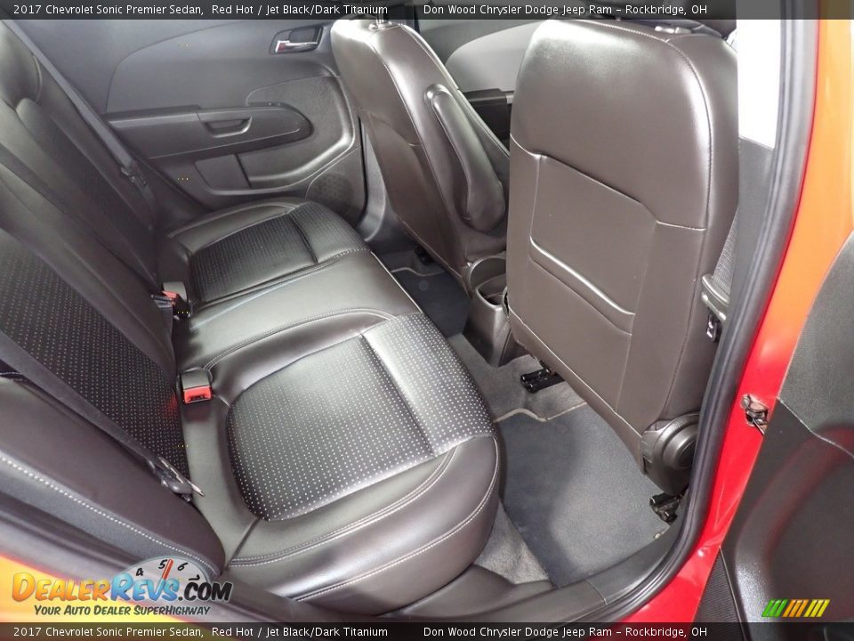 Rear Seat of 2017 Chevrolet Sonic Premier Sedan Photo #21