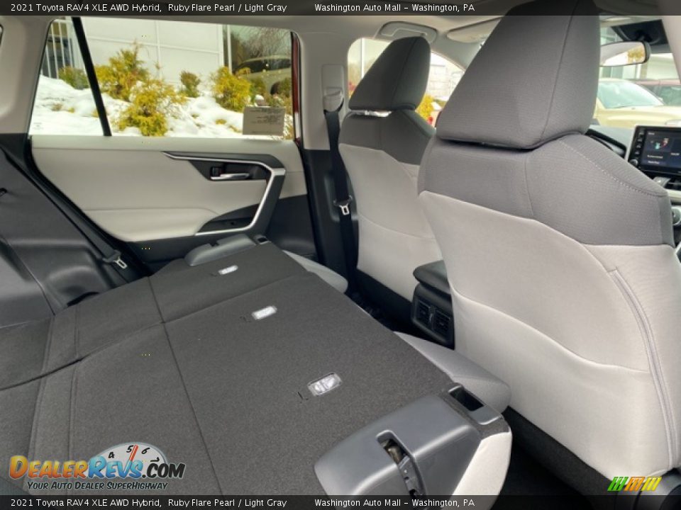 Rear Seat of 2021 Toyota RAV4 XLE AWD Hybrid Photo #30