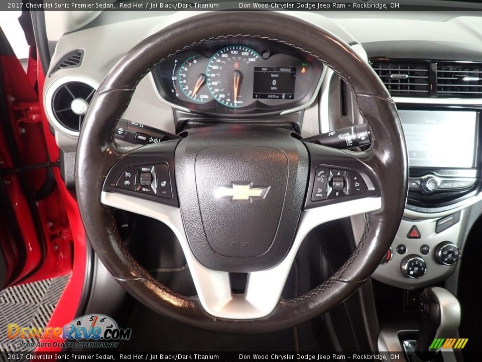 2017 Chevrolet Sonic Premier Sedan Steering Wheel Photo #27