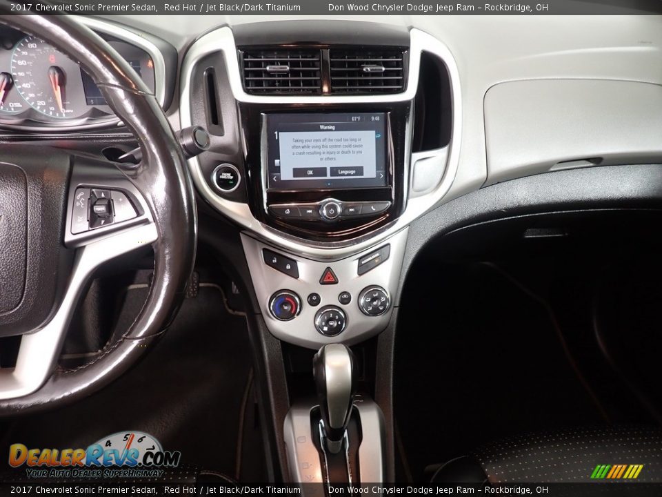 Controls of 2017 Chevrolet Sonic Premier Sedan Photo #28