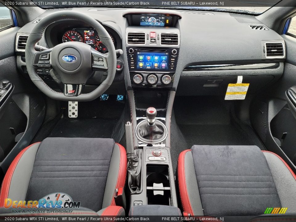 Recaro Ultra Suede/Carbon Black Interior - 2020 Subaru WRX STI Limited Photo #13