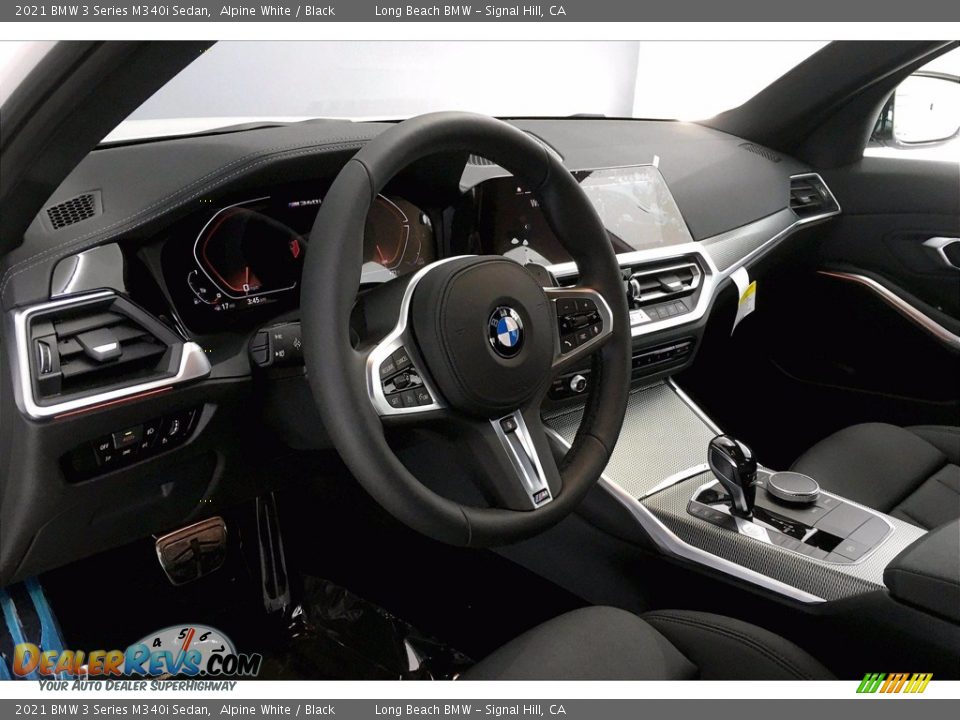 2021 BMW 3 Series M340i Sedan Alpine White / Black Photo #7