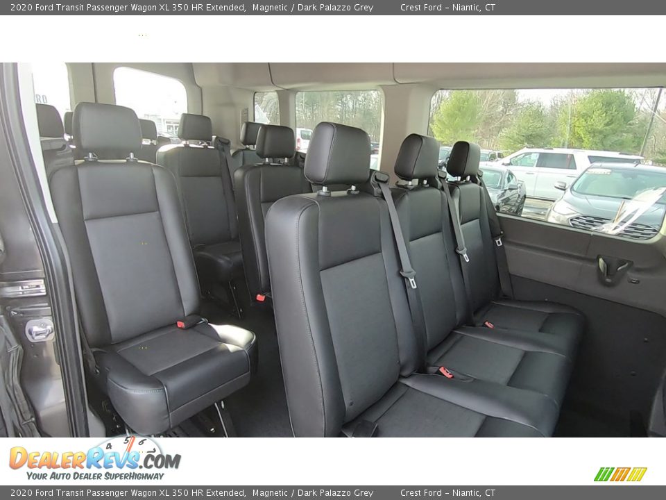 Rear Seat of 2020 Ford Transit Passenger Wagon XL 350 HR Extended Photo #18