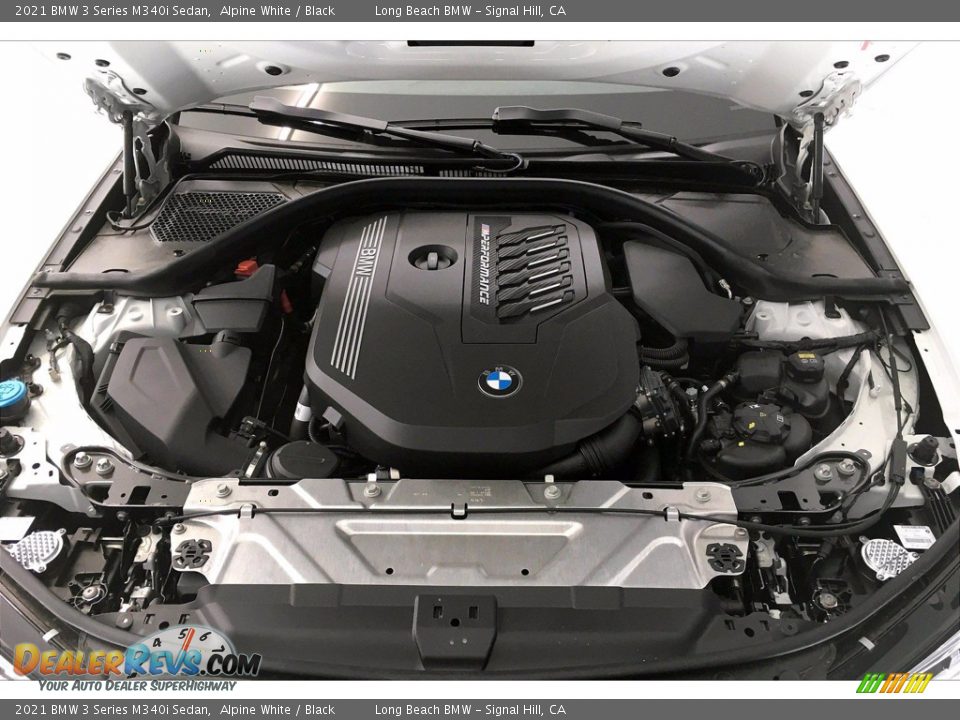 2021 BMW 3 Series M340i Sedan Alpine White / Black Photo #10