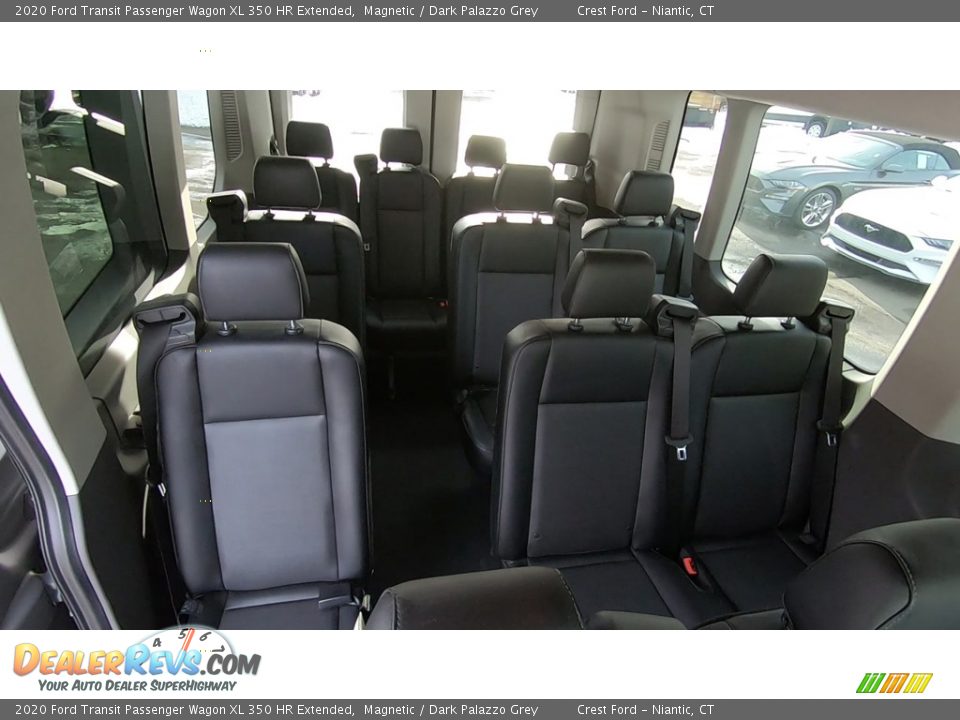 Rear Seat of 2020 Ford Transit Passenger Wagon XL 350 HR Extended Photo #19