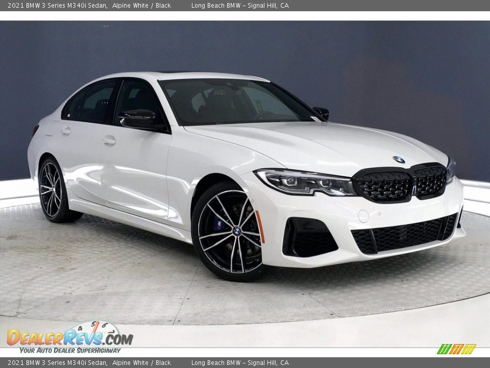 2021 BMW 3 Series M340i Sedan Alpine White / Black Photo #17