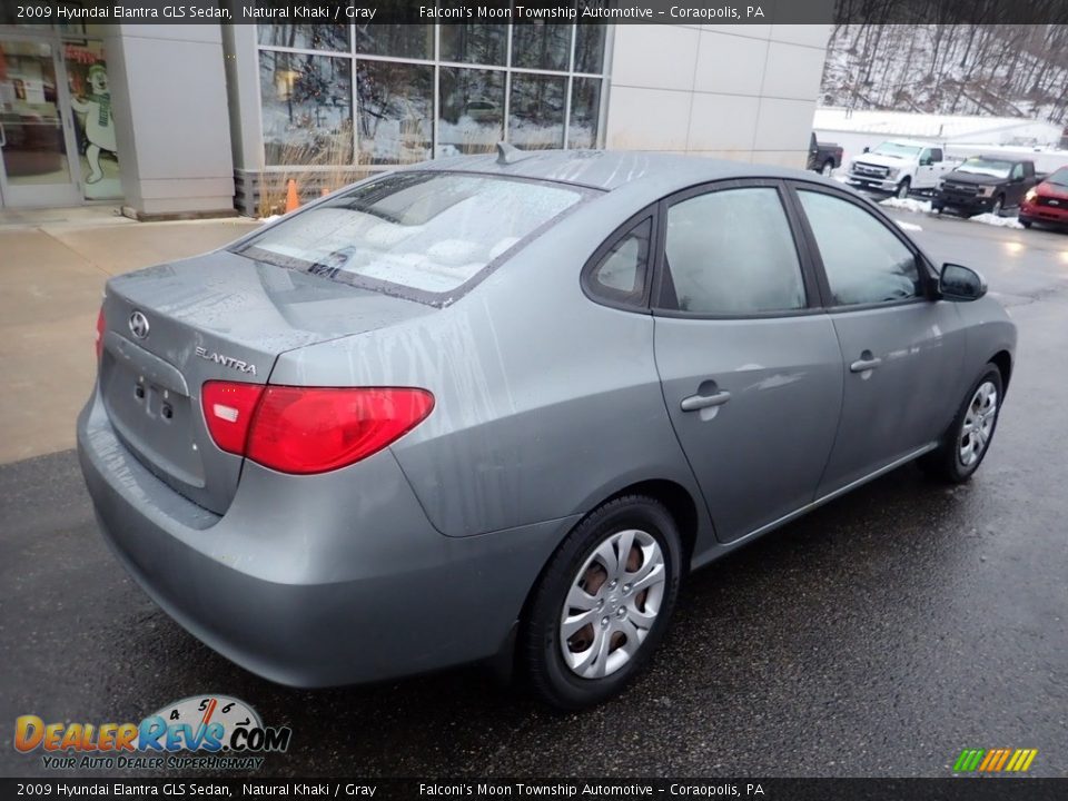 2009 Hyundai Elantra GLS Sedan Natural Khaki / Gray Photo #2