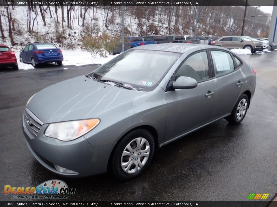 2009 Hyundai Elantra GLS Sedan Natural Khaki / Gray Photo #6