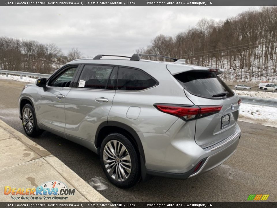 2021 Toyota Highlander Hybrid Platinum AWD Celestial Silver Metallic / Black Photo #2