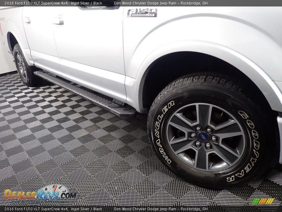 2016 Ford F150 XLT SuperCrew 4x4 Ingot Silver / Black Photo #4