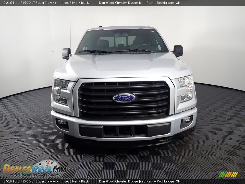 2016 Ford F150 XLT SuperCrew 4x4 Ingot Silver / Black Photo #5