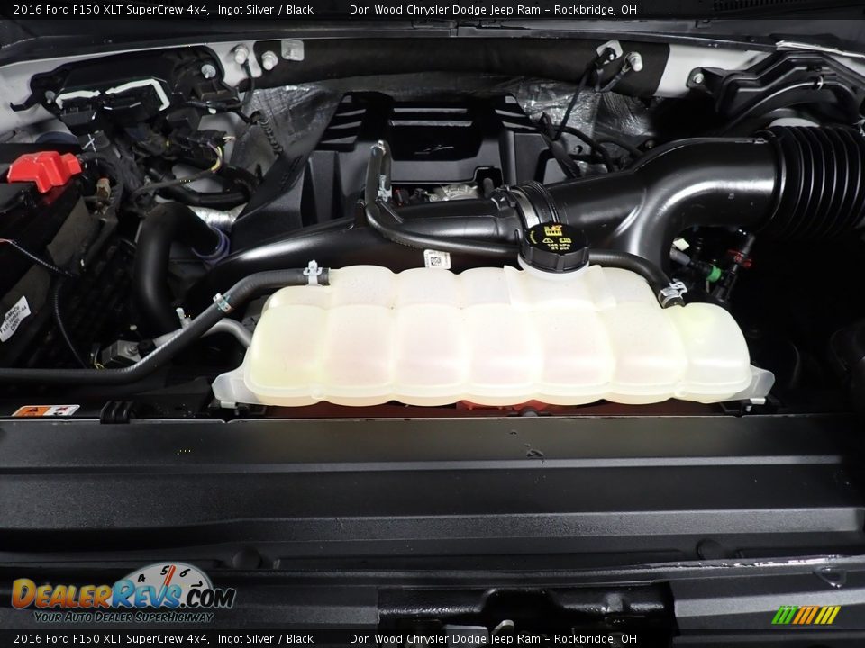 2016 Ford F150 XLT SuperCrew 4x4 Ingot Silver / Black Photo #7