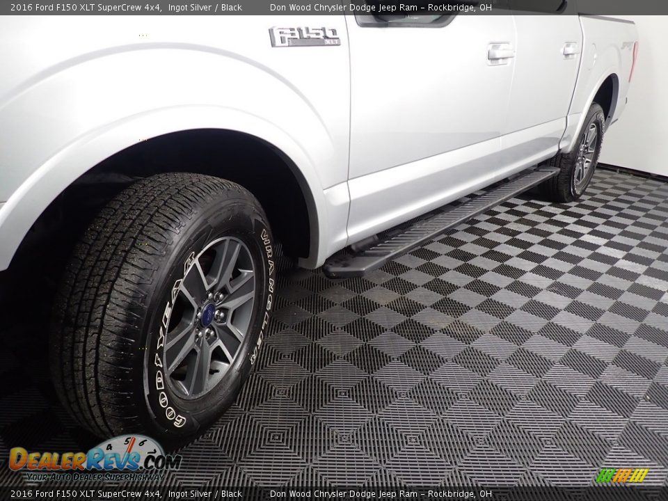 2016 Ford F150 XLT SuperCrew 4x4 Ingot Silver / Black Photo #9