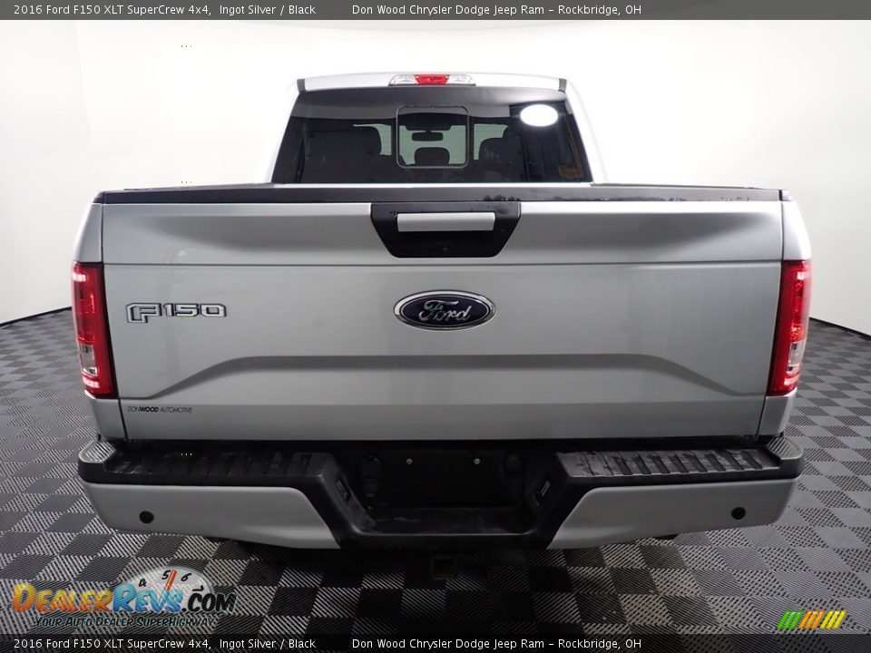 2016 Ford F150 XLT SuperCrew 4x4 Ingot Silver / Black Photo #12