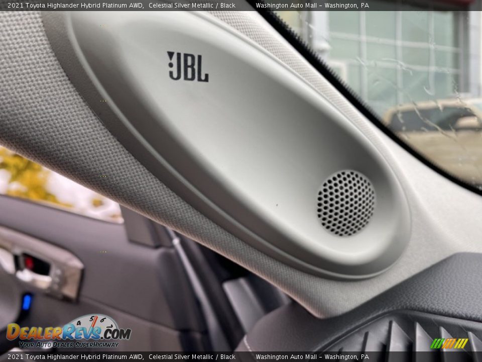 2021 Toyota Highlander Hybrid Platinum AWD Celestial Silver Metallic / Black Photo #21