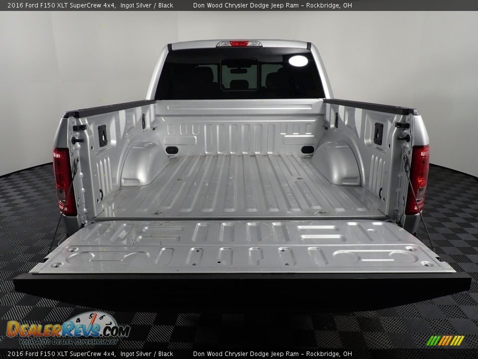 2016 Ford F150 XLT SuperCrew 4x4 Ingot Silver / Black Photo #14