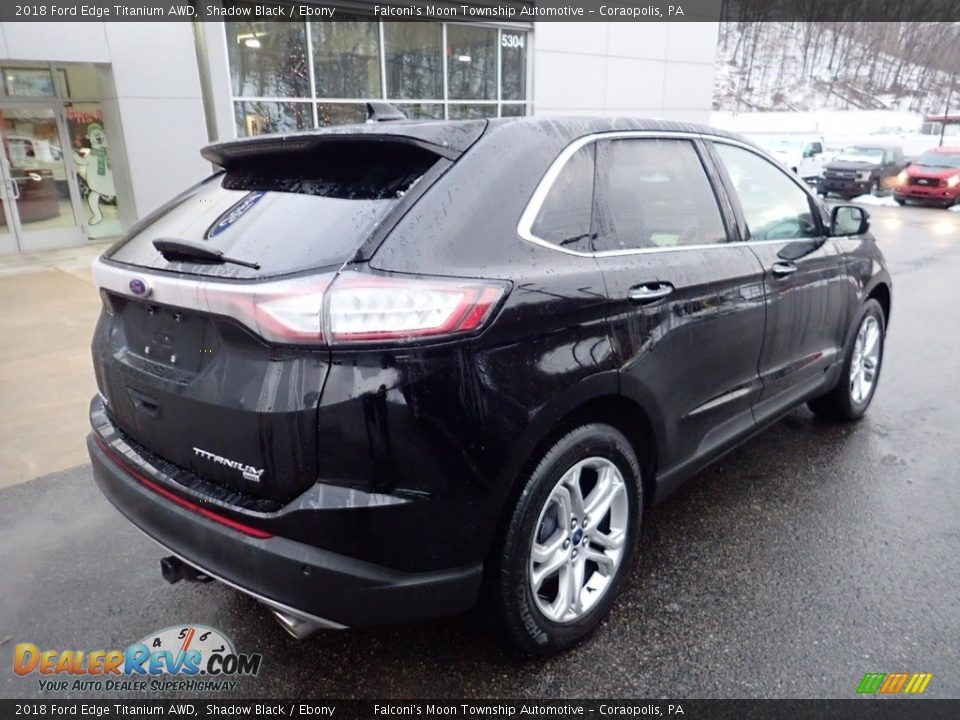 2018 Ford Edge Titanium AWD Shadow Black / Ebony Photo #2