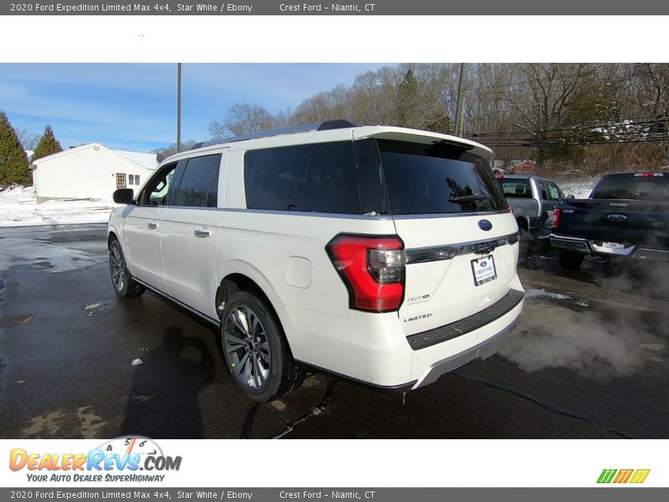 2020 Ford Expedition Limited Max 4x4 Star White / Ebony Photo #5
