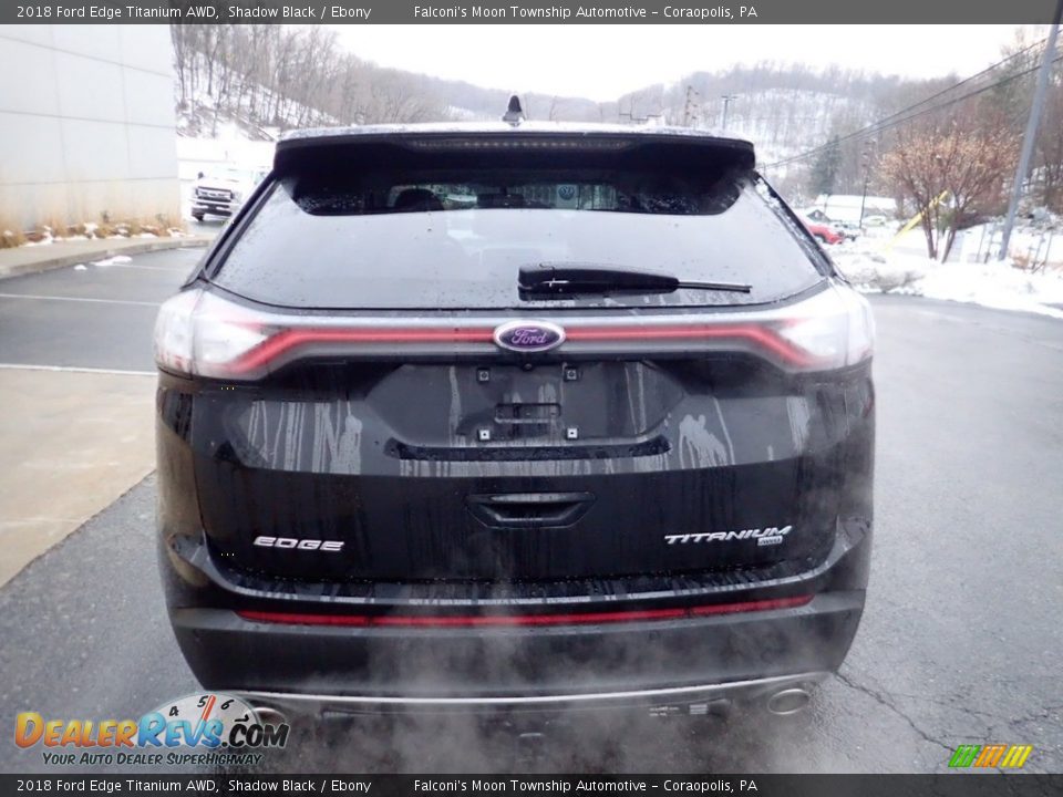 2018 Ford Edge Titanium AWD Shadow Black / Ebony Photo #3