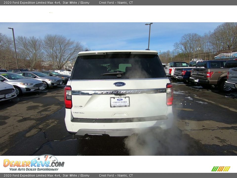 2020 Ford Expedition Limited Max 4x4 Star White / Ebony Photo #6