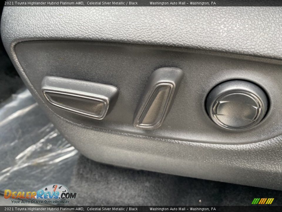 2021 Toyota Highlander Hybrid Platinum AWD Celestial Silver Metallic / Black Photo #27