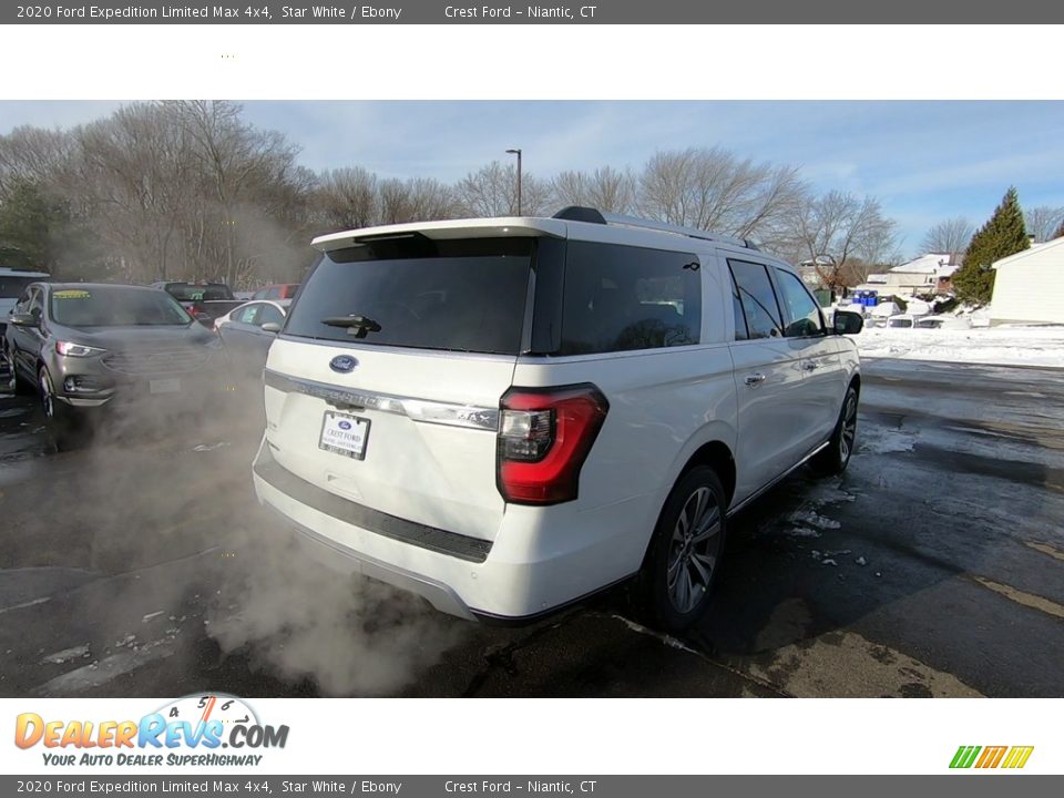 2020 Ford Expedition Limited Max 4x4 Star White / Ebony Photo #7
