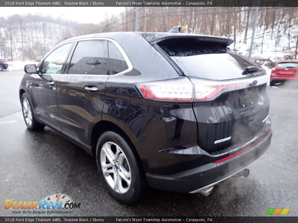 2018 Ford Edge Titanium AWD Shadow Black / Ebony Photo #5