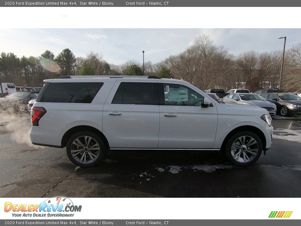 2020 Ford Expedition Limited Max 4x4 Star White / Ebony Photo #8