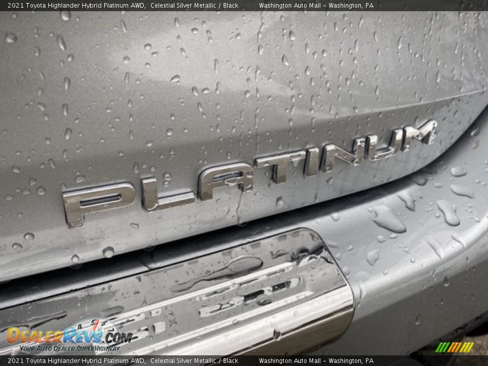 2021 Toyota Highlander Hybrid Platinum AWD Celestial Silver Metallic / Black Photo #29