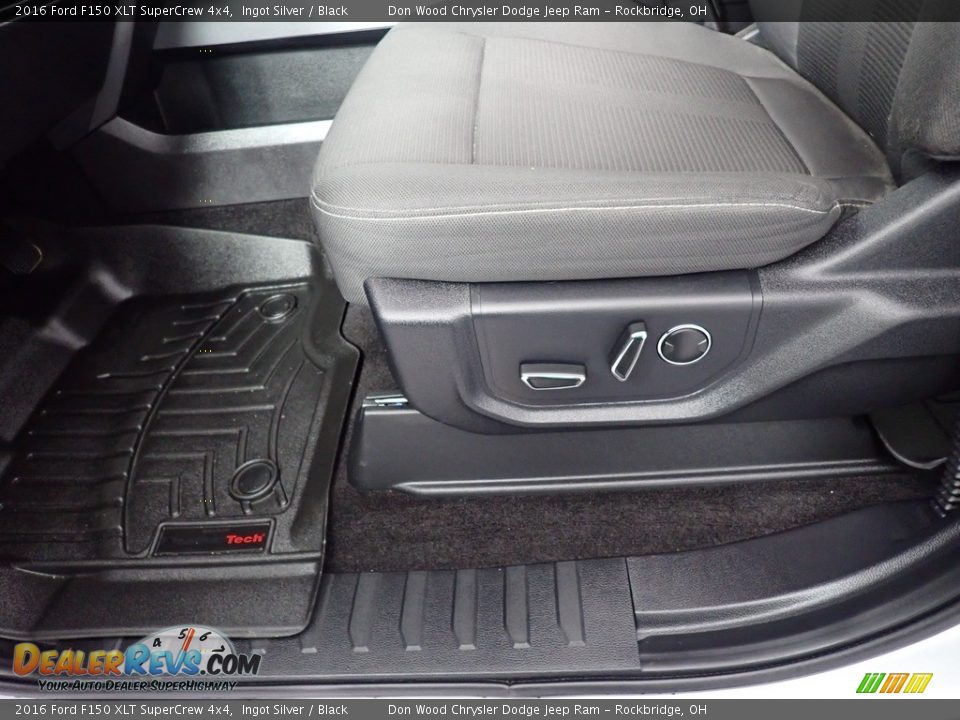 2016 Ford F150 XLT SuperCrew 4x4 Ingot Silver / Black Photo #20