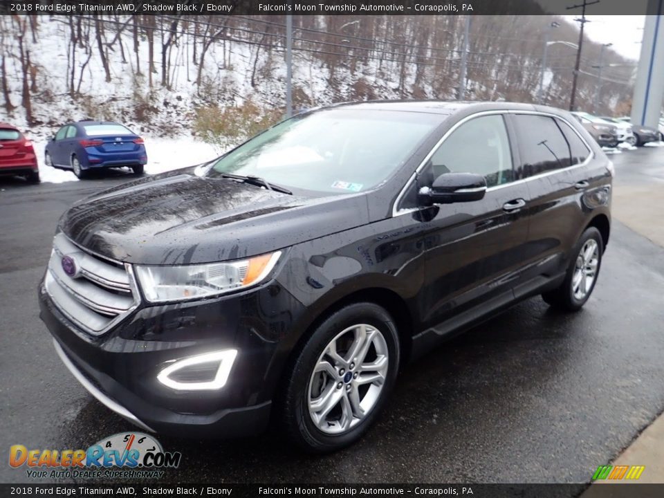 2018 Ford Edge Titanium AWD Shadow Black / Ebony Photo #7